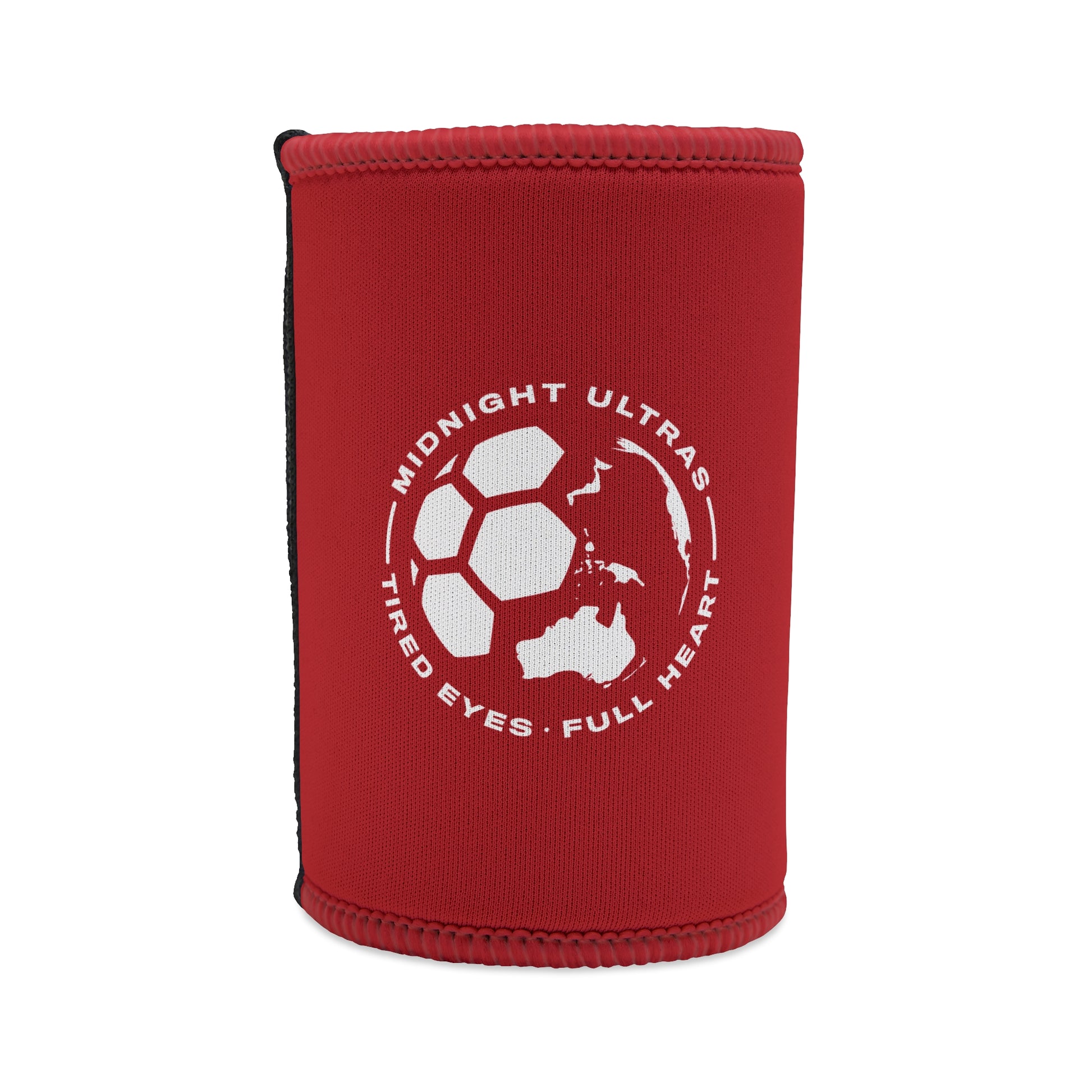 Stubby Cooler — Midnight Ultras Red