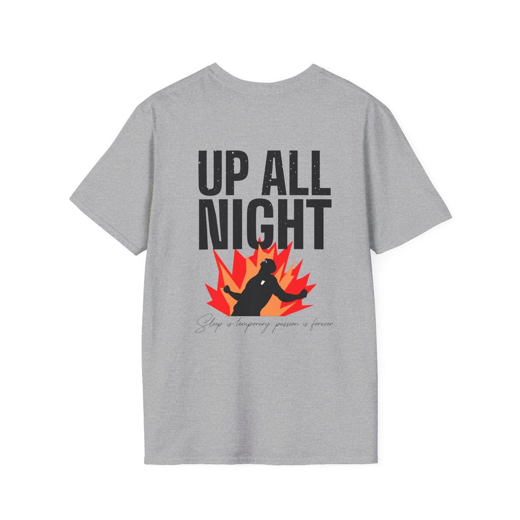 Up All Night Graphic T-Shirt — White
