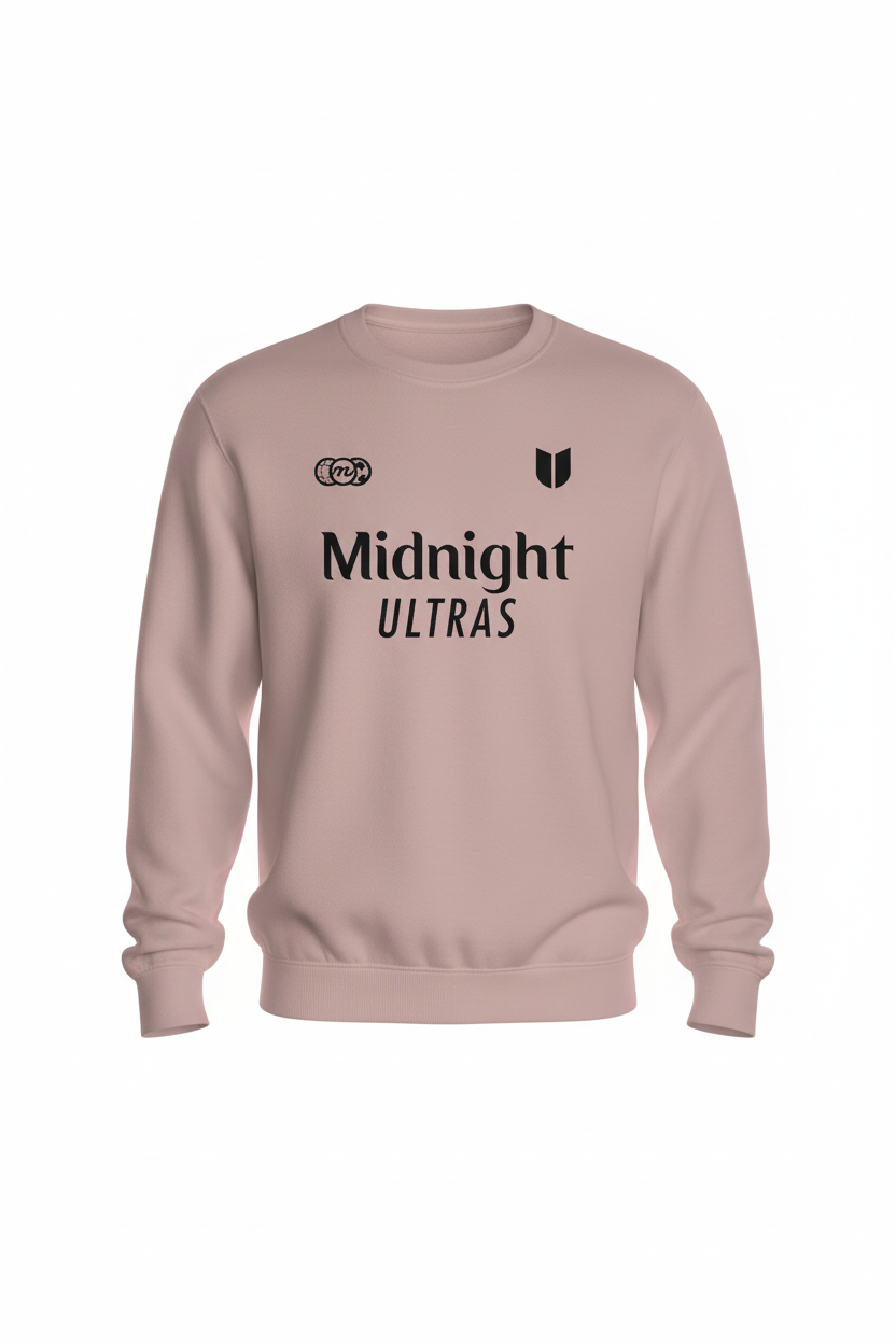 Midnight Ultras Sweatshirt — Minimal Fan Crewneck