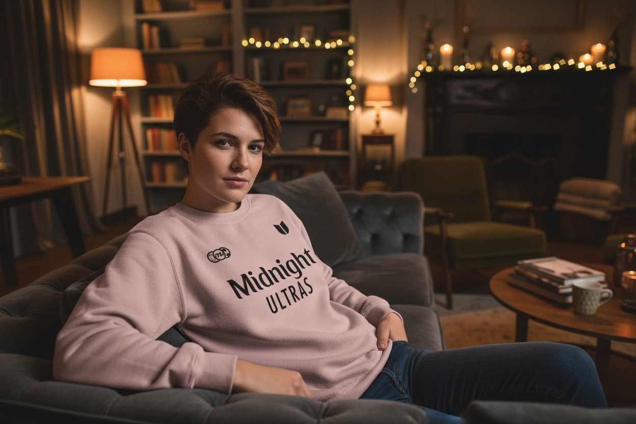 Midnight Ultras Sweatshirt — Minimal Fan Crewneck